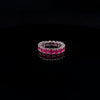 Oval Ruby Eternity Ring
