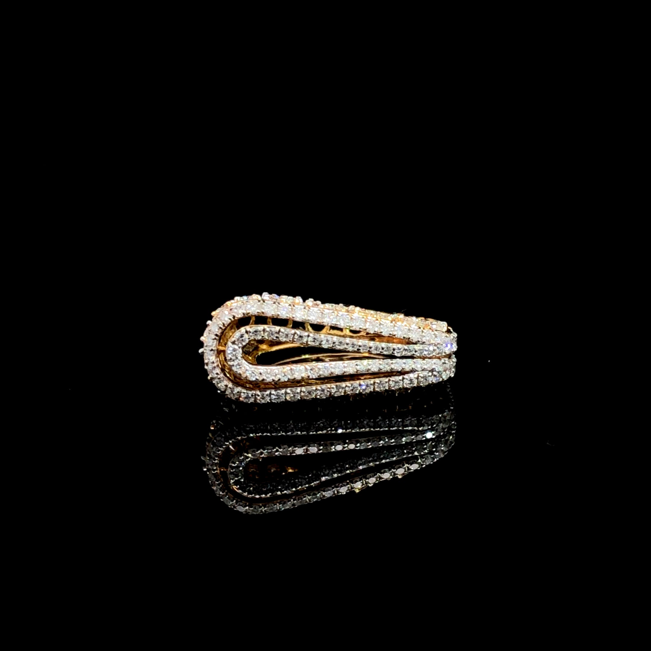 Pavé Diamond Double Band